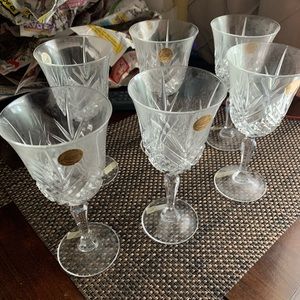 6pc Cristal Arques glasses